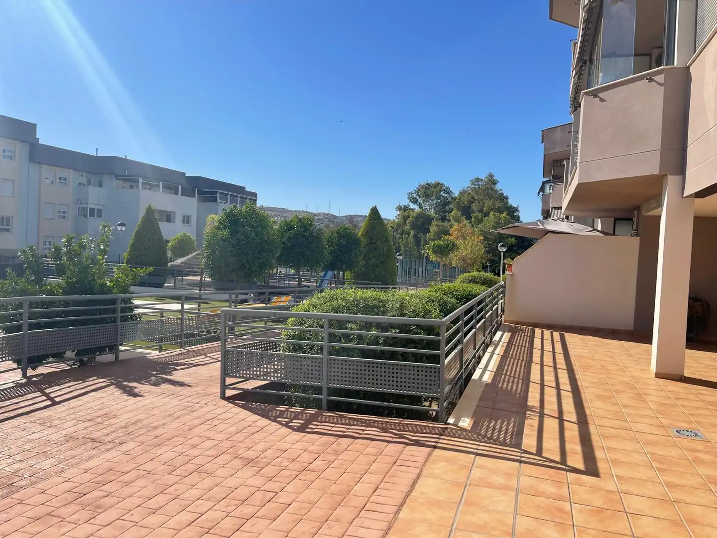 Terrassa de Àtic de lloguer en Málaga amb Aire condicionat, Jardí privat i Terrassa