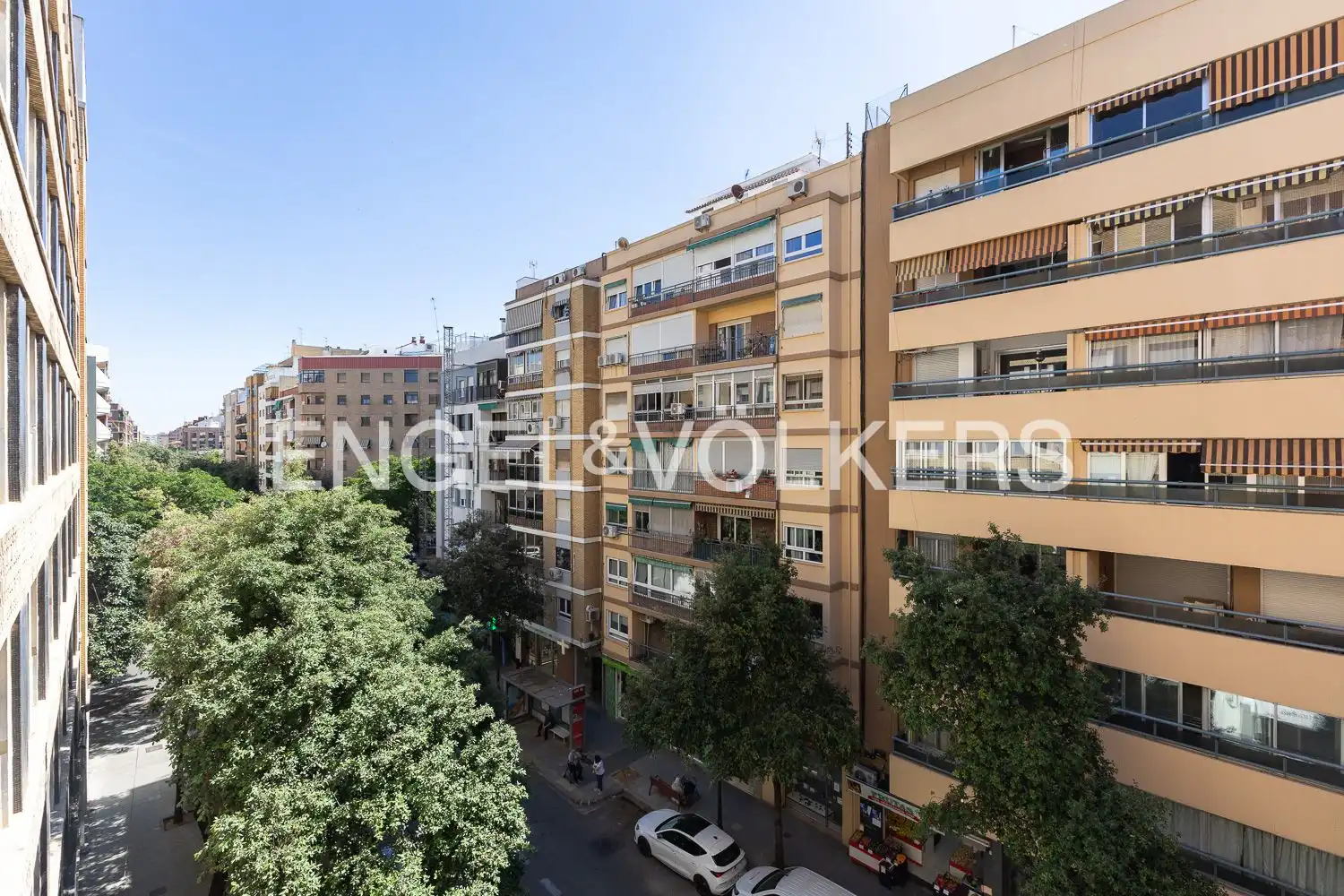 Vista exterior de Piso de alquiler en Valencia con Aire acondicionado, Calefacción y Parquet