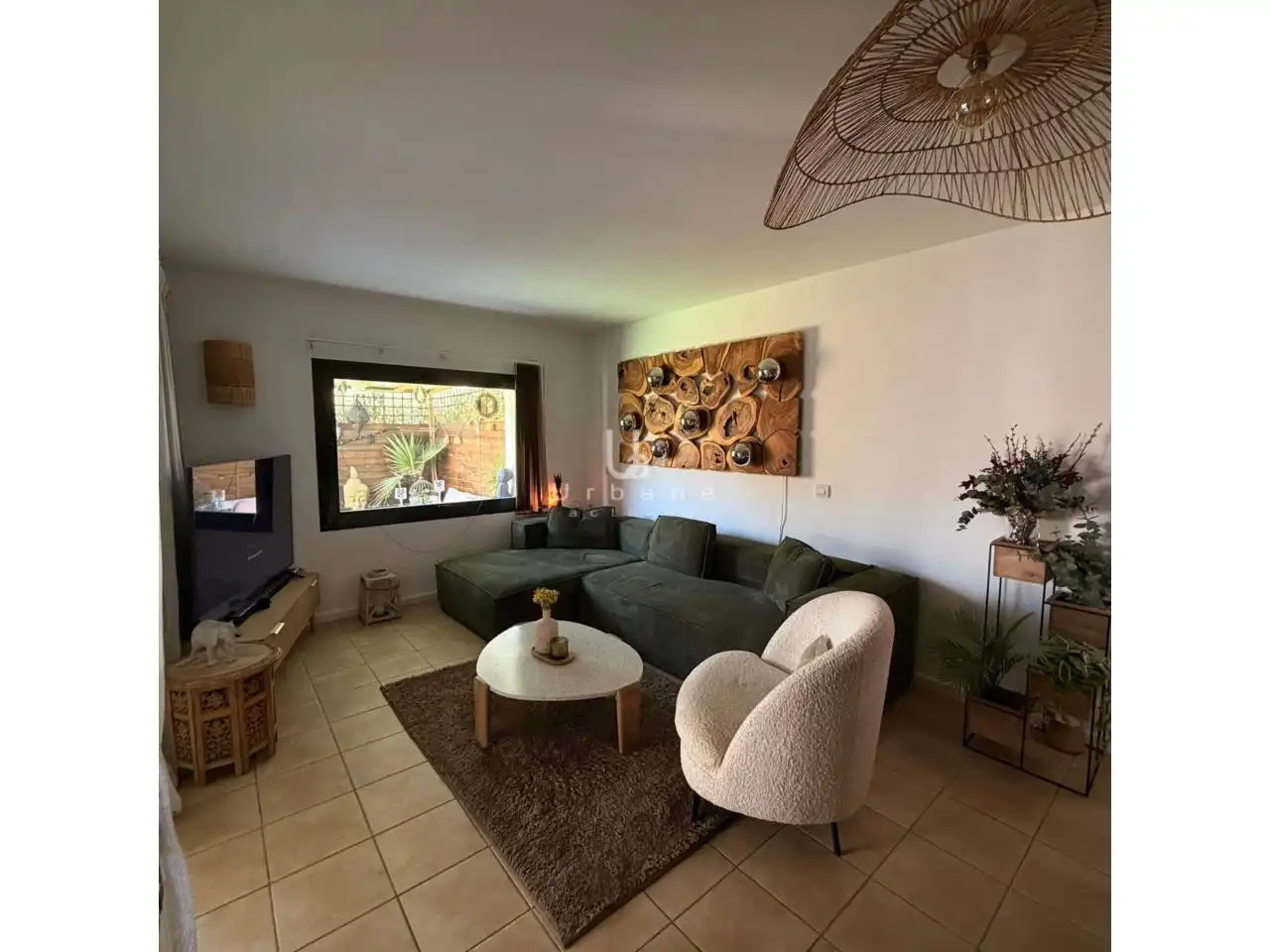 Wohnzimmer von Wohnung zum Verkauf in Murcia mit Klimaanlage, Heizung und Privatgarten