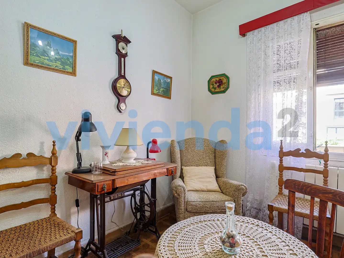 Living room of Flat for sale in Madrid  with Heating, Terrace and Storage room