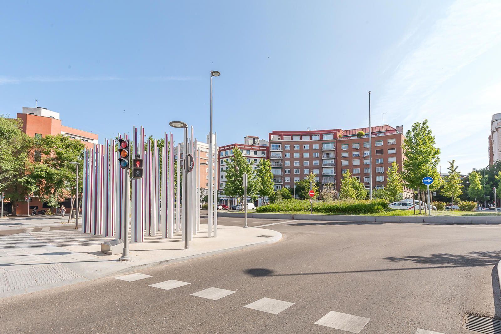 Exterior view of Flat for sale in  Madrid Capital  with Air Conditioner and Terrace