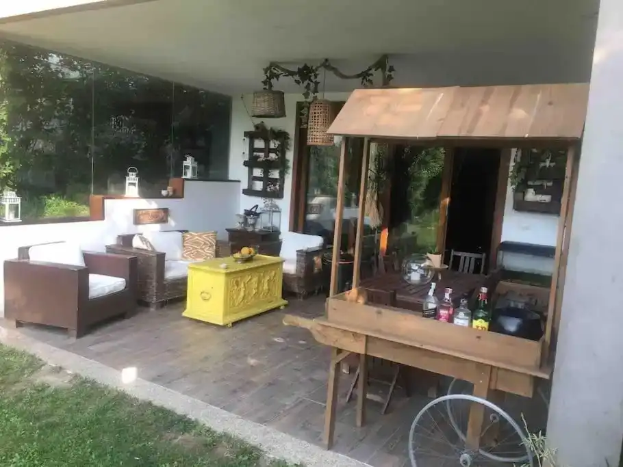 Terrassa de Casa o xalet de lloguer en Vigo  amb Piscina i Balcó