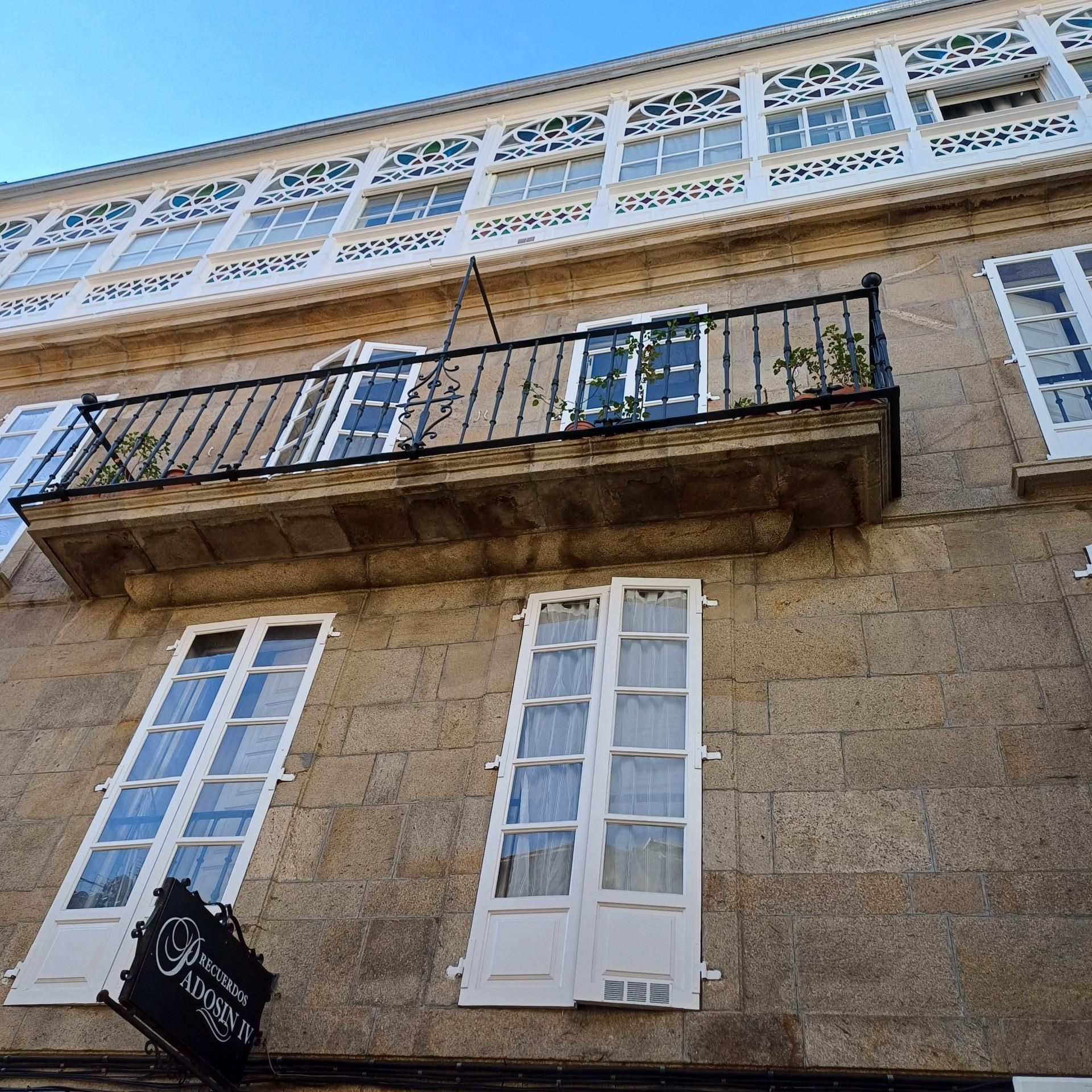 Exterior view of Flat for sale in Santiago de Compostela   with Heating and Balcony