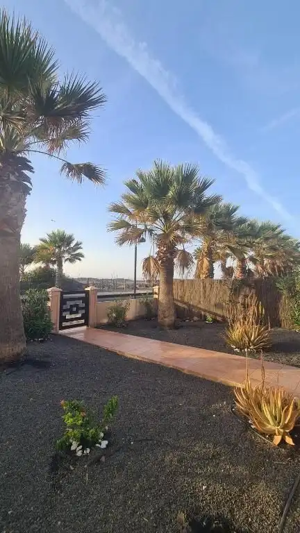 Terrassa de Casa o xalet en venda en La Oliva amb Jardí privat i Piscina comunitària