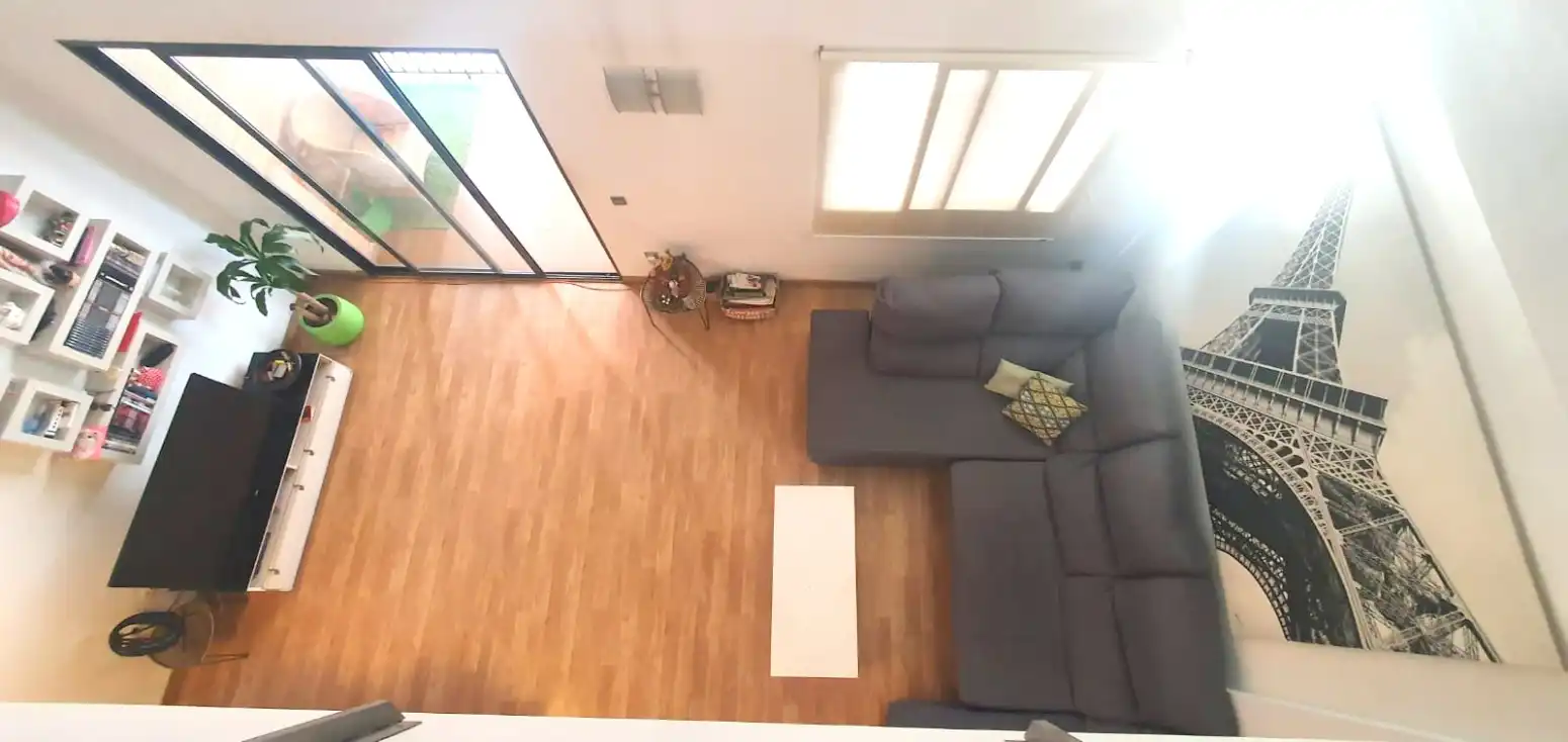 Living room of Flat for sale in Puçol  with Air Conditioner, Parquet flooring and Terrace