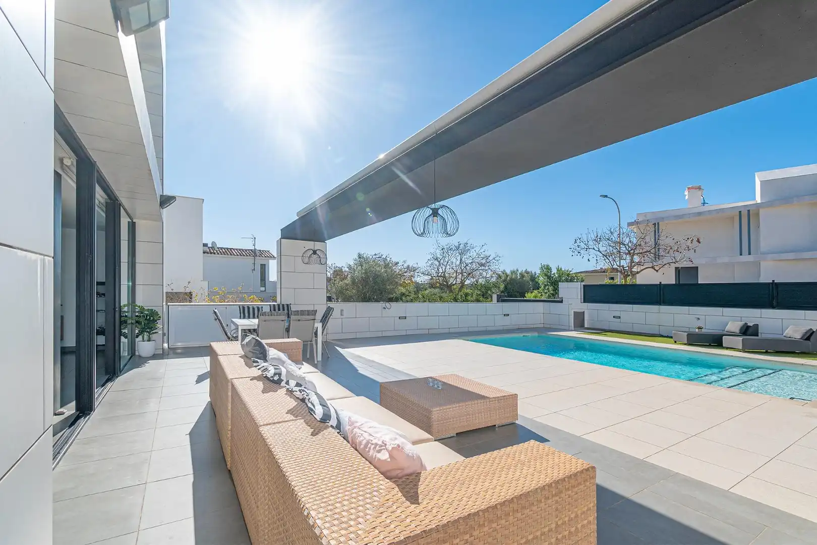 Terrassa de Casa o xalet en venda en  Palma de Mallorca amb Aire condicionat, Calefacció i Jardí privat