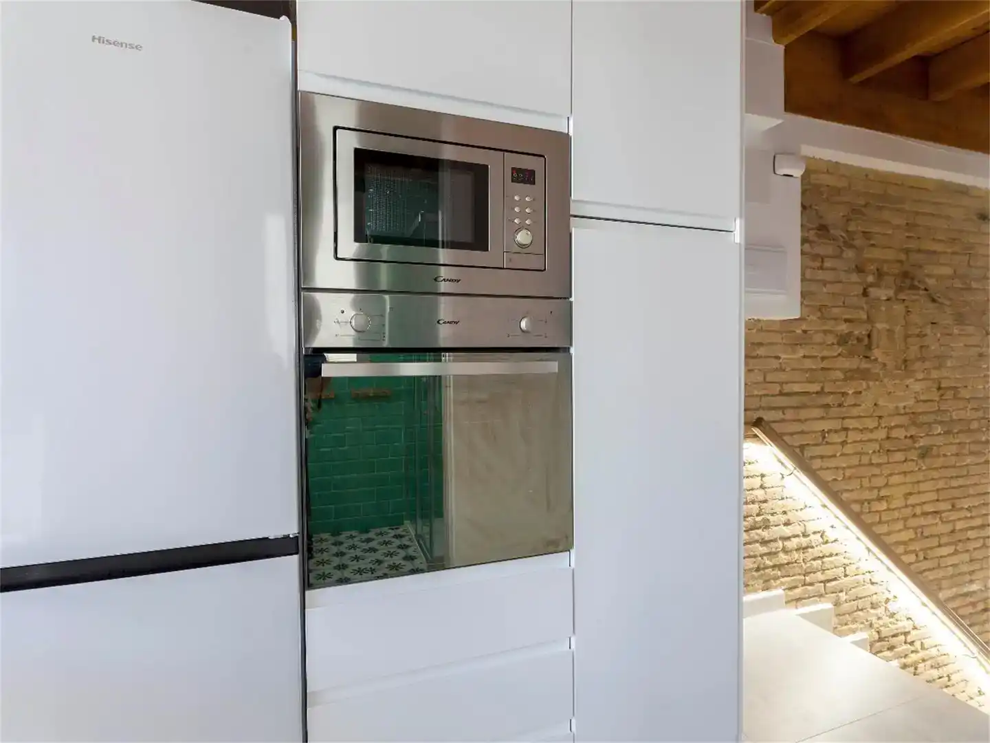 Cuina de Apartament de lloguer en  Valencia Capital amb Aire condicionat