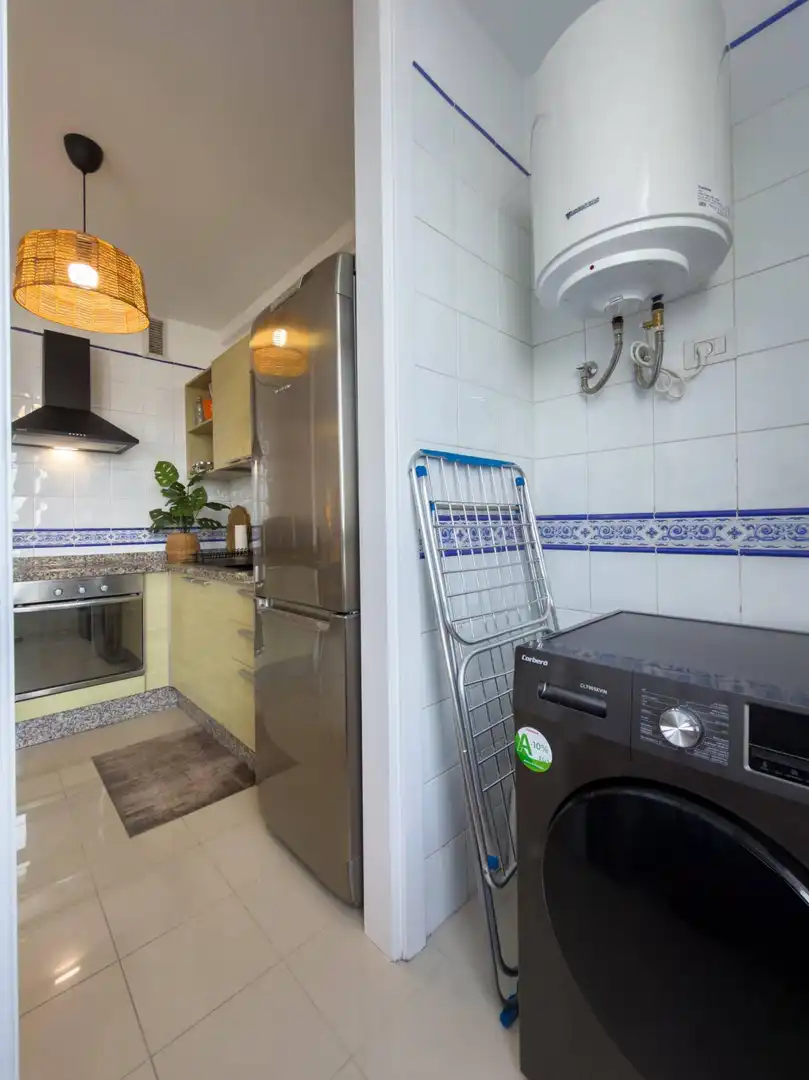 Cuina de Apartament en venda en San Cristóbal de la Laguna amb Jardí privat, Terrassa i Piscina comunitària