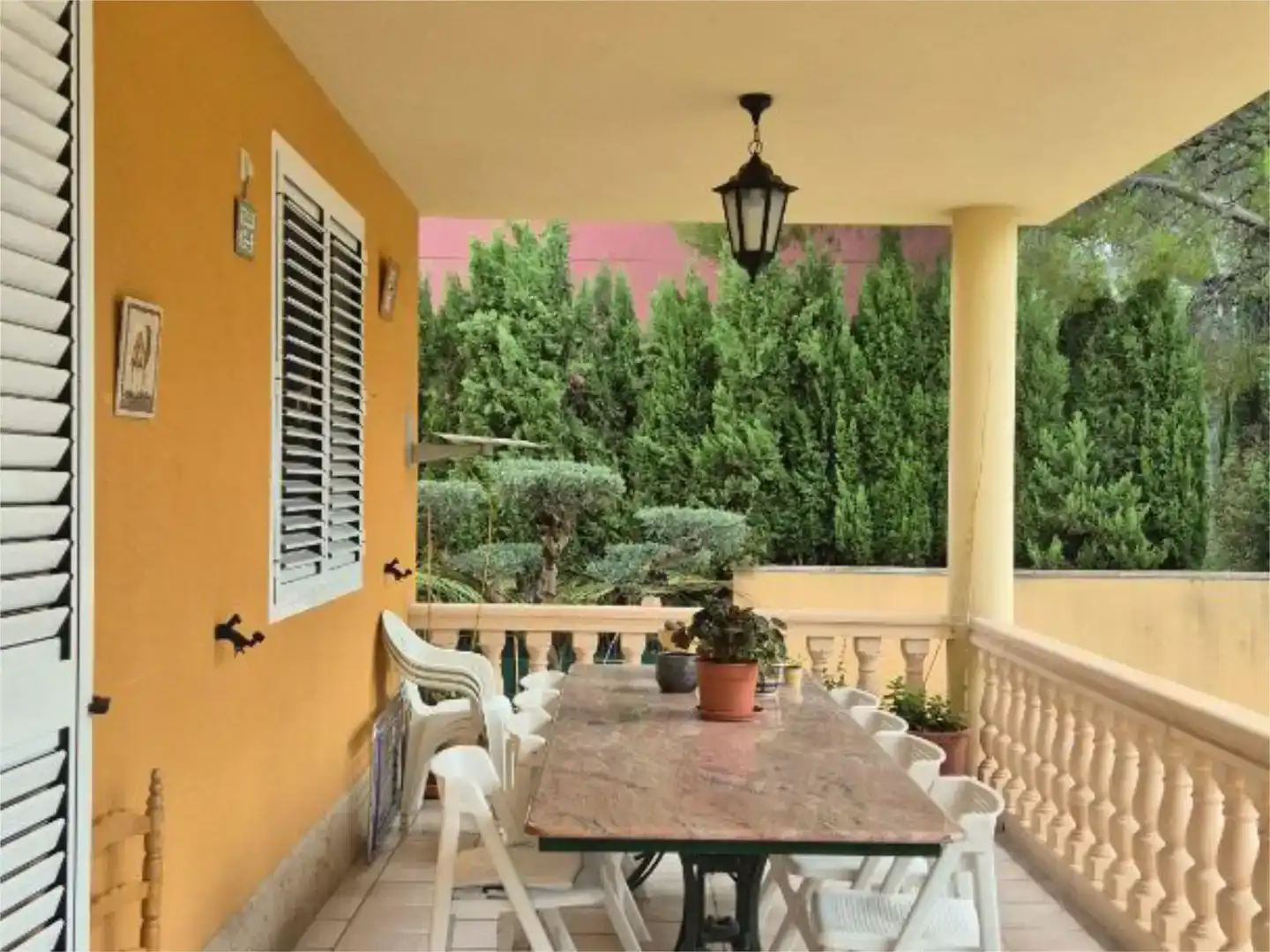 Terrassa de Casa o xalet en venda en Cocentaina amb Aire condicionat, Jardí privat i Traster
