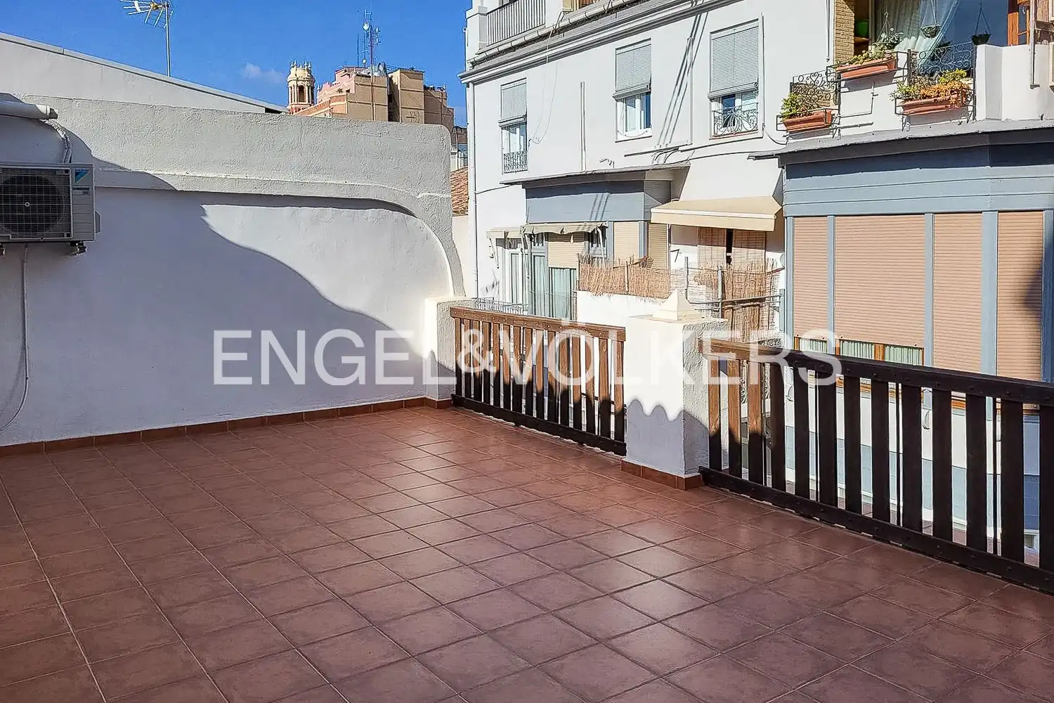 Terrassa de Dúplex de lloguer en Valencia amb Aire condicionat, Calefacció i Parquet