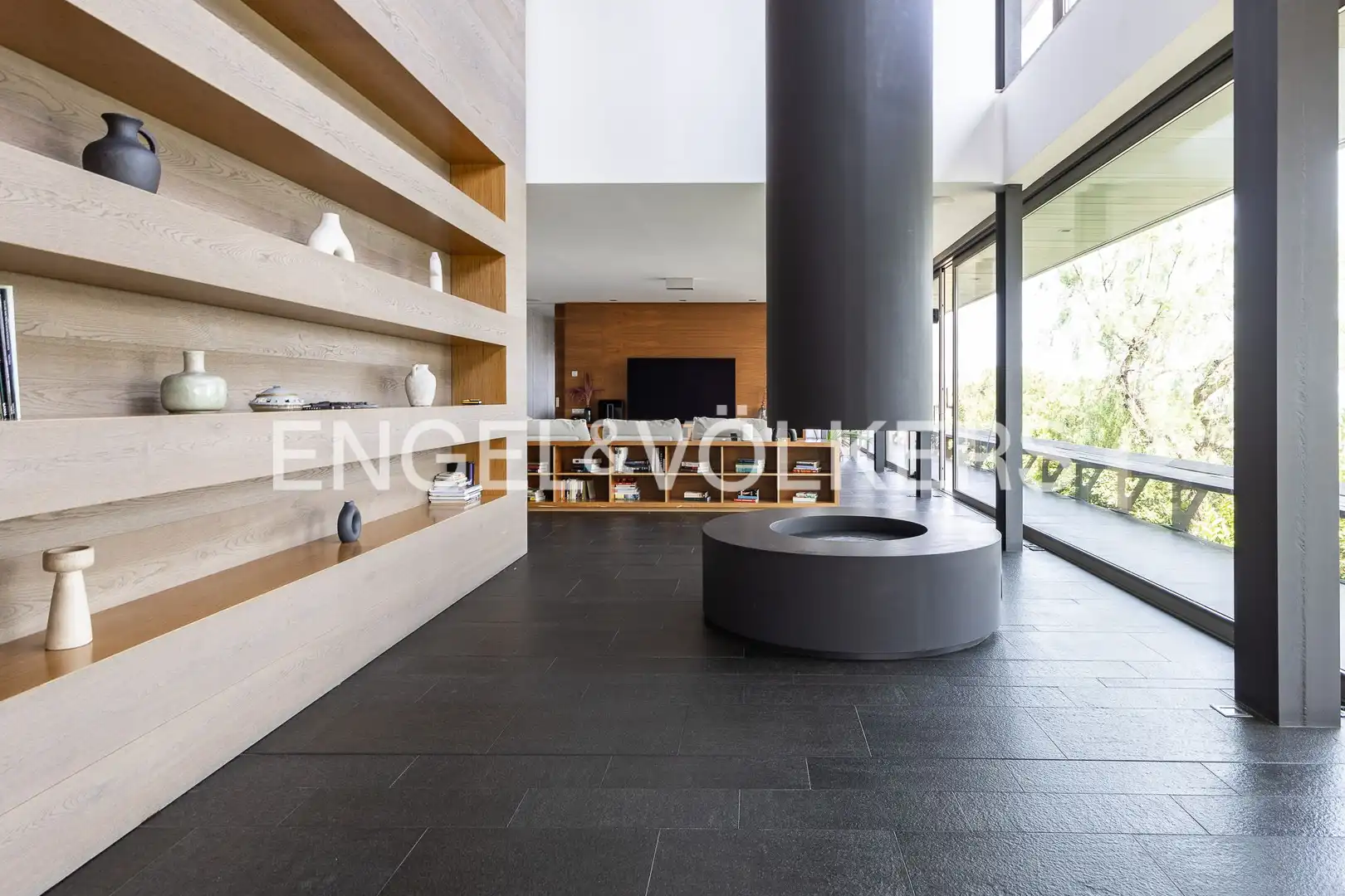 Sala de estar de Casa o chalet de alquiler en Alella con Aire acondicionado, Calefacción y Jardín privado