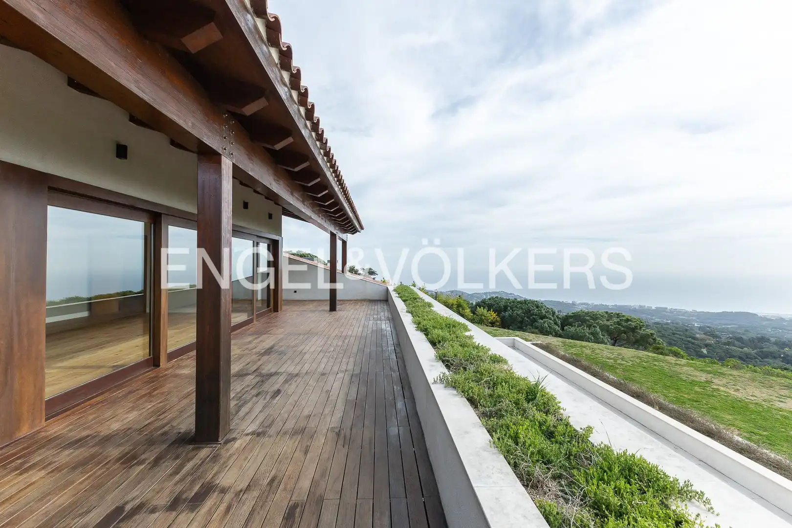 Terrasse von Country house zum Verkauf in Sant Andreu de Llavaneres mit Klimaanlage, Heizung und Privatgarten