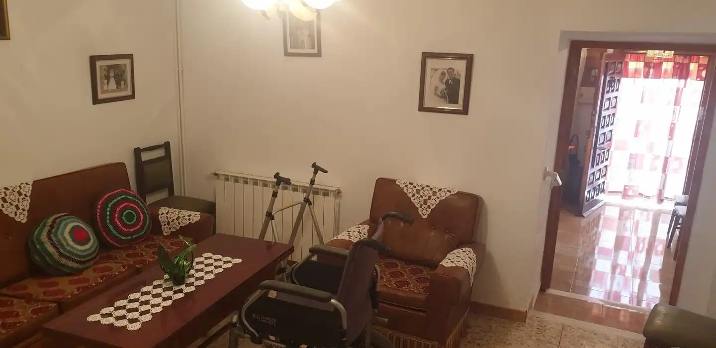 Living room of Houses for sale in Saelices  with Heating and Furnished