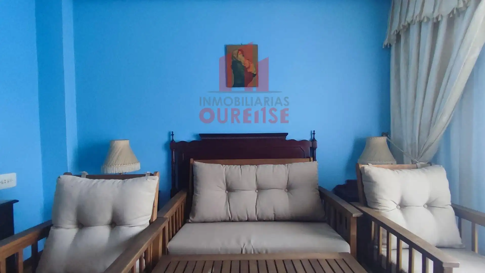 Sala de estar de Casa o chalet en venta en San Cibrao das Viñas con Calefacción, Jardín privado y Terraza