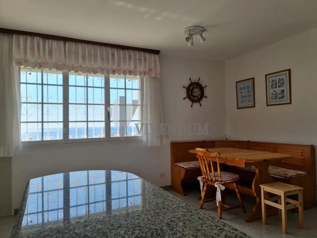 Comedor de Casa o chalet de alquiler en Oia con Jardín privado, Terraza y Piscina