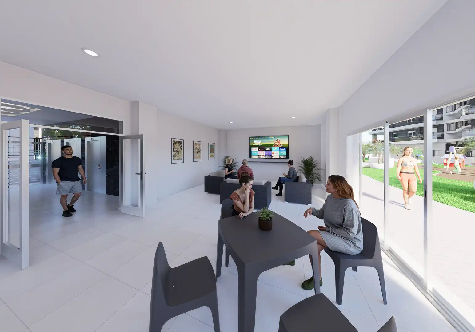 Sala de estar de Apartamento en venta en Cabanes con Calefacción, Jardín privado y Piscina