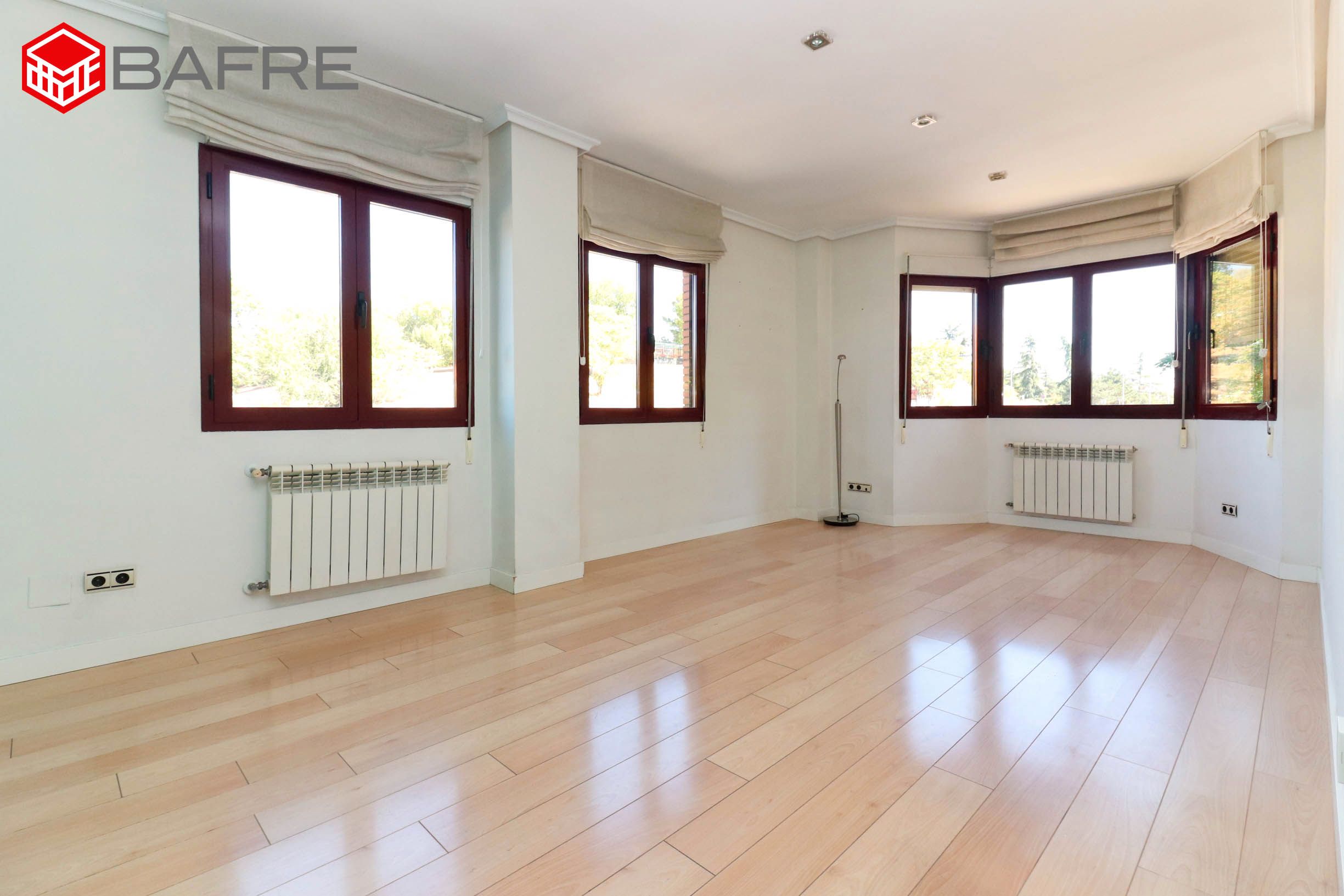 Sala d'estar de Pis en venda en  Madrid Capital amb Aire condicionat, Calefacció i Jardí privat