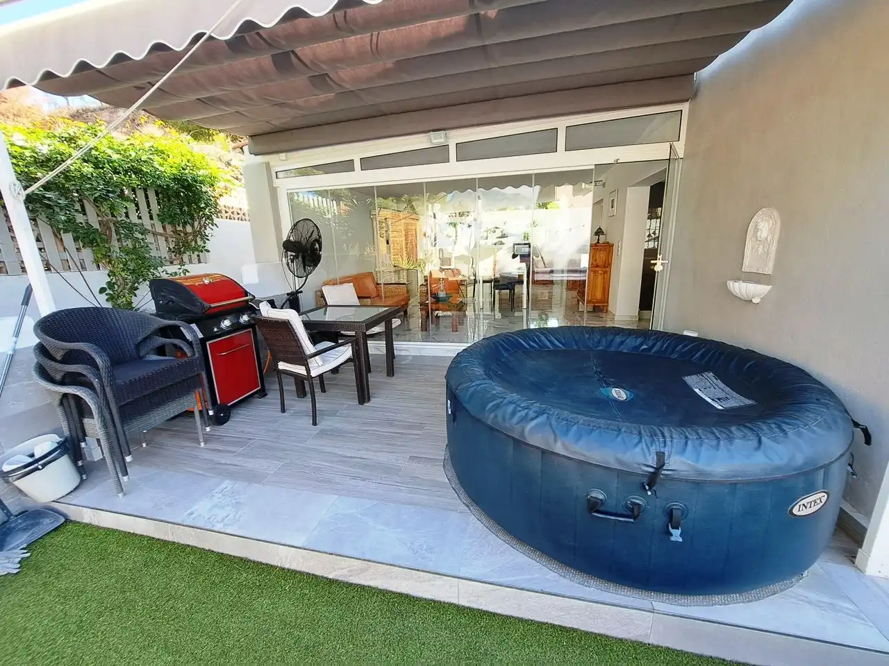 Terraza de Casa o chalet en venta en La Nucia con Aire acondicionado, Calefacción y Jardín privado