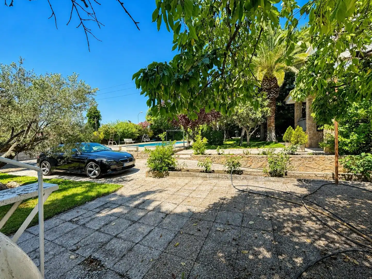 Vista exterior de Casa o chalet en venta en Villaviciosa de Odón con Aire acondicionado, Calefacción y Jardín privado