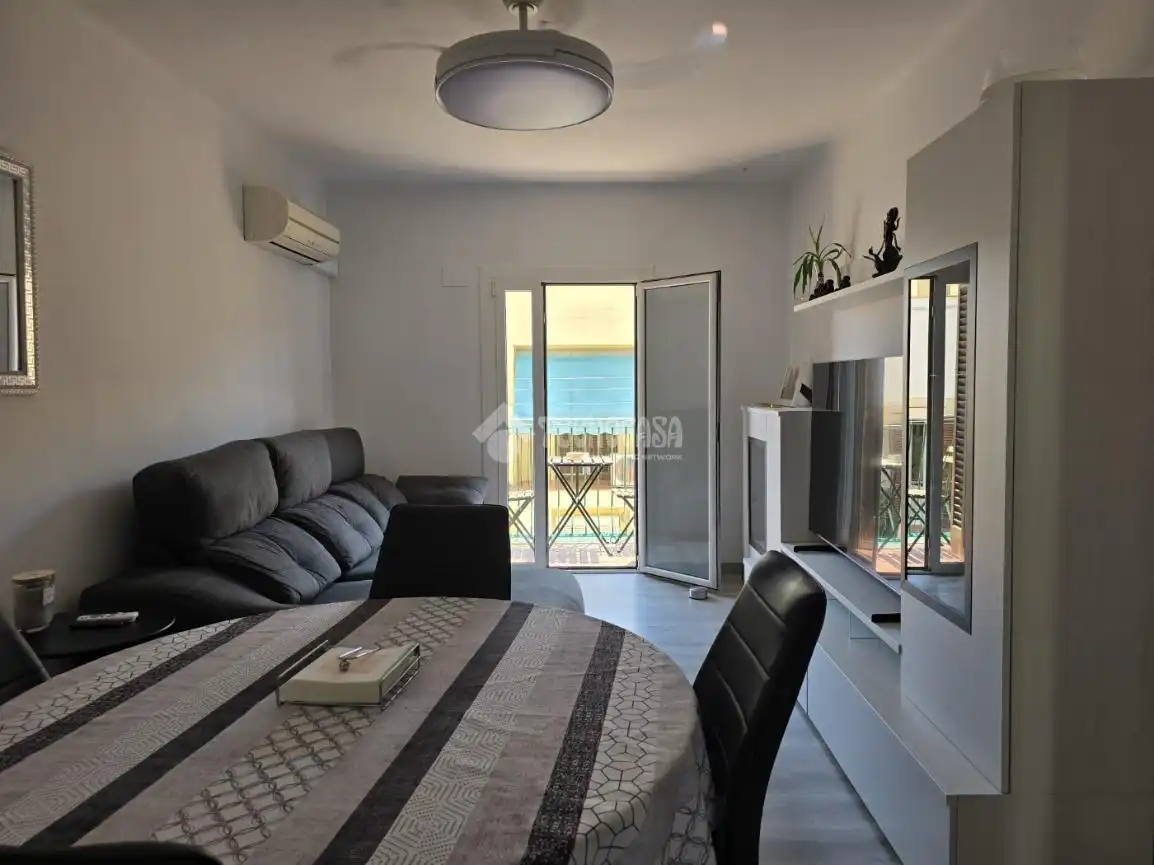 Living room of Flat for sale in Barcelona  with Air Conditioner and Balcony