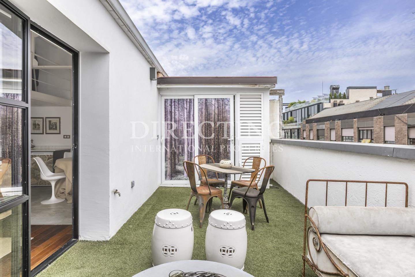 Terrace of Attic for sale in  Madrid Capital  with Air Conditioner, Terrace and Furnished