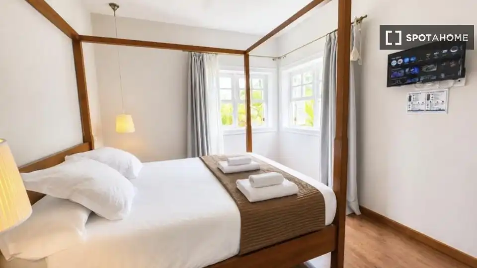 Bedroom of Flat for share in Las Palmas de Gran Canaria  with Air Conditioner, Terrace and Furnished