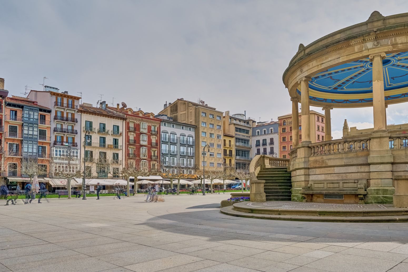 Vista exterior de Pis en venda en  Pamplona / Iruña amb Calefacció i Parquet