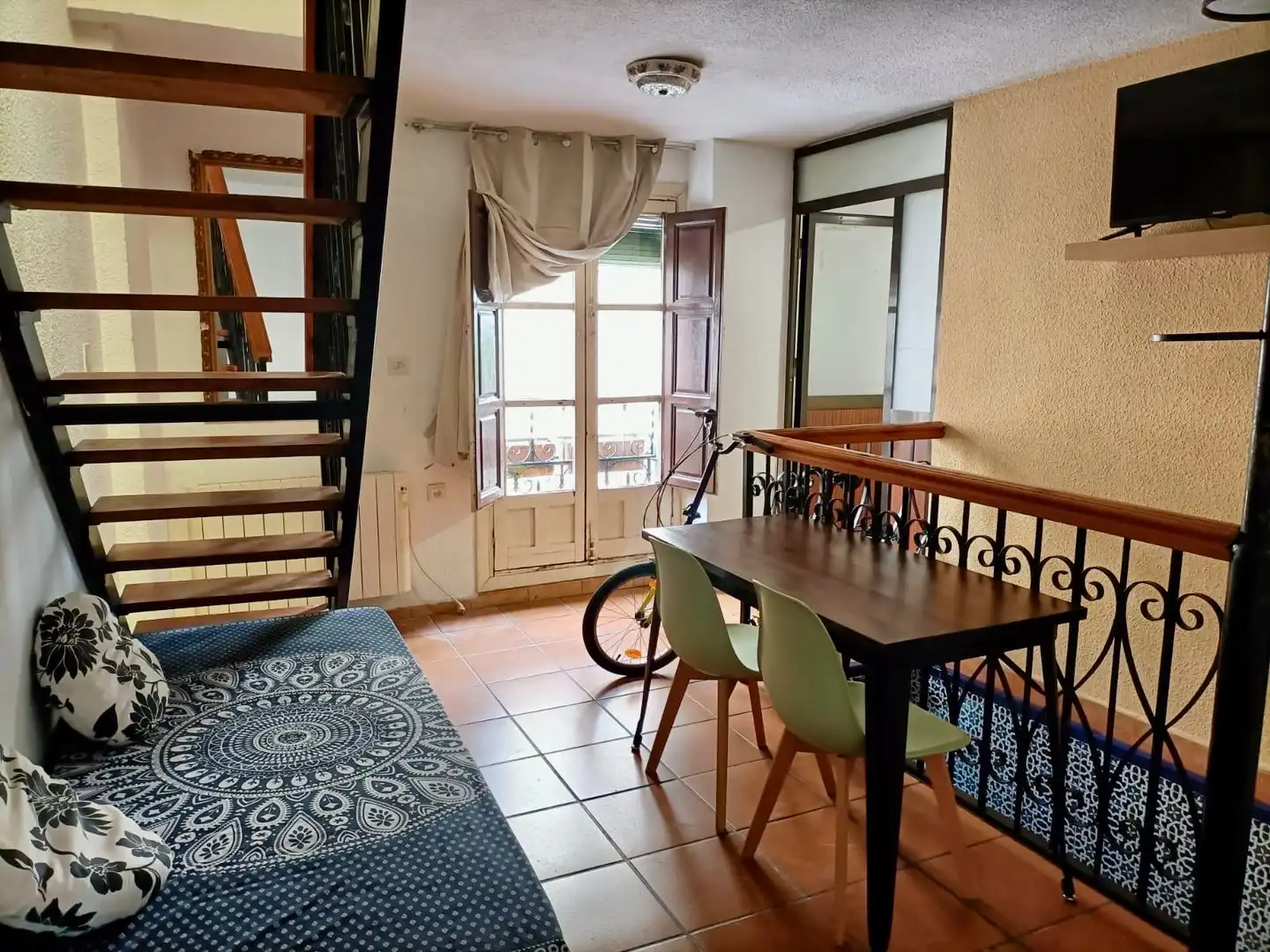 Balcony of Detached homes for rent in  Granada Capital  with Heating, Terrace and Furnished