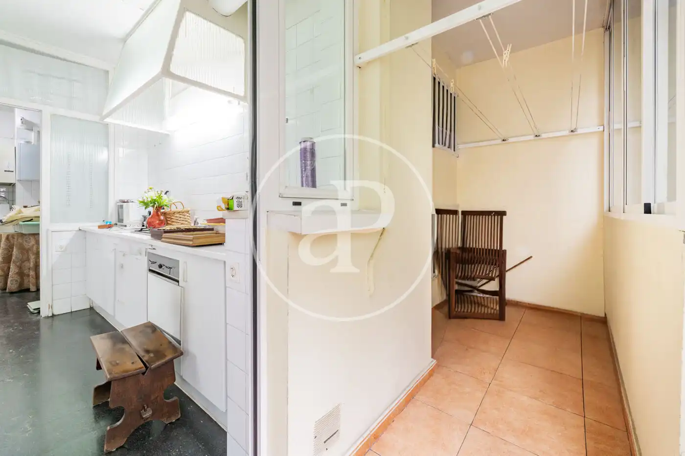 Cocina de Piso en venta en Madrid con Calefacción, Jardín privado y Terraza