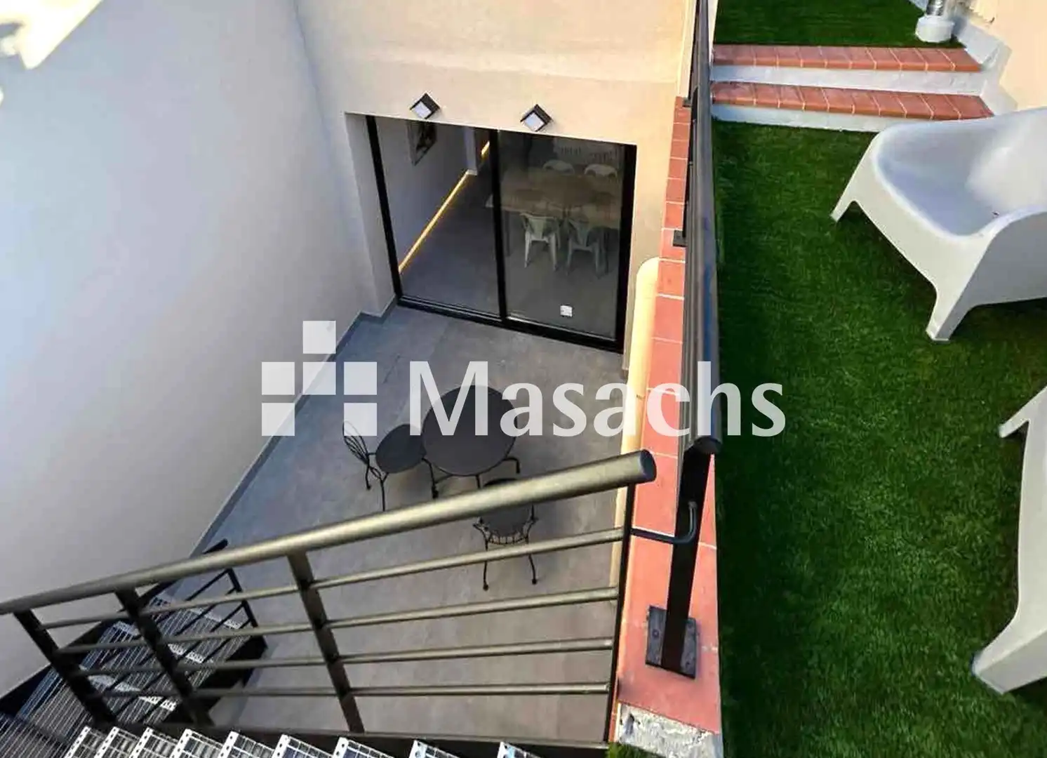 Terraza de Casa adosada en venta en Terrassa con Aire acondicionado, Calefacción y Jardín privado