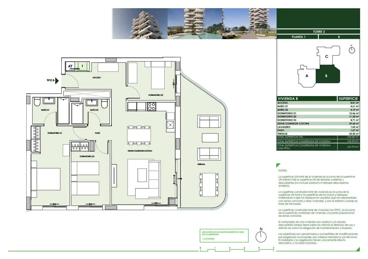Mini appartamento con terrazza in vendita a Marisol Park - Ortembach - Los Almendros, imagen 39