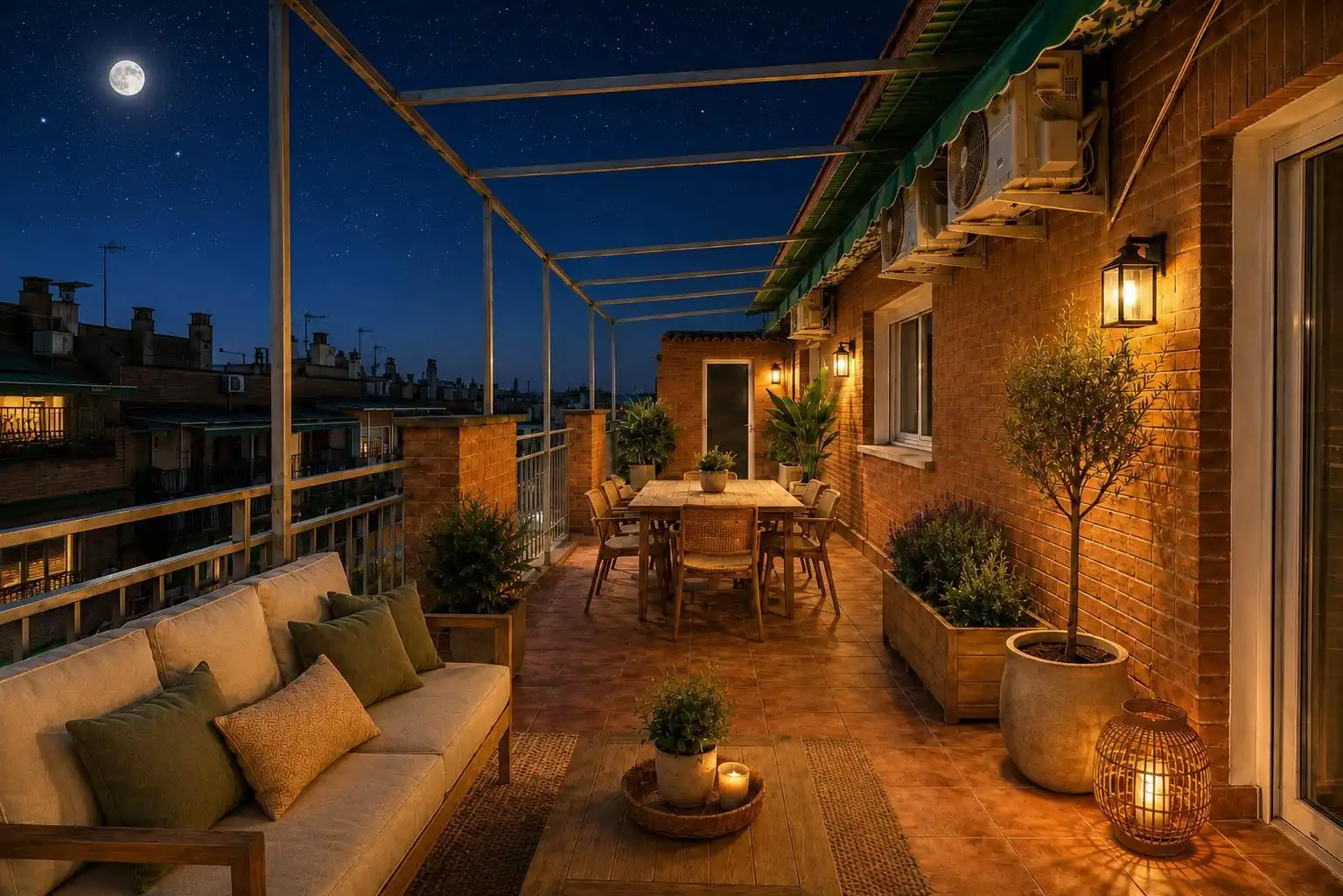 Terrasse von Dachboden zum Verkauf in Granada mit Klimaanlage, Heizung und Terrasse