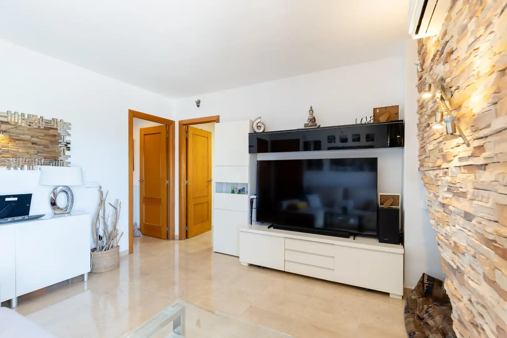 Sala de estar de Ático en venta en Llucmajor con Aire acondicionado, Calefacción y Terraza