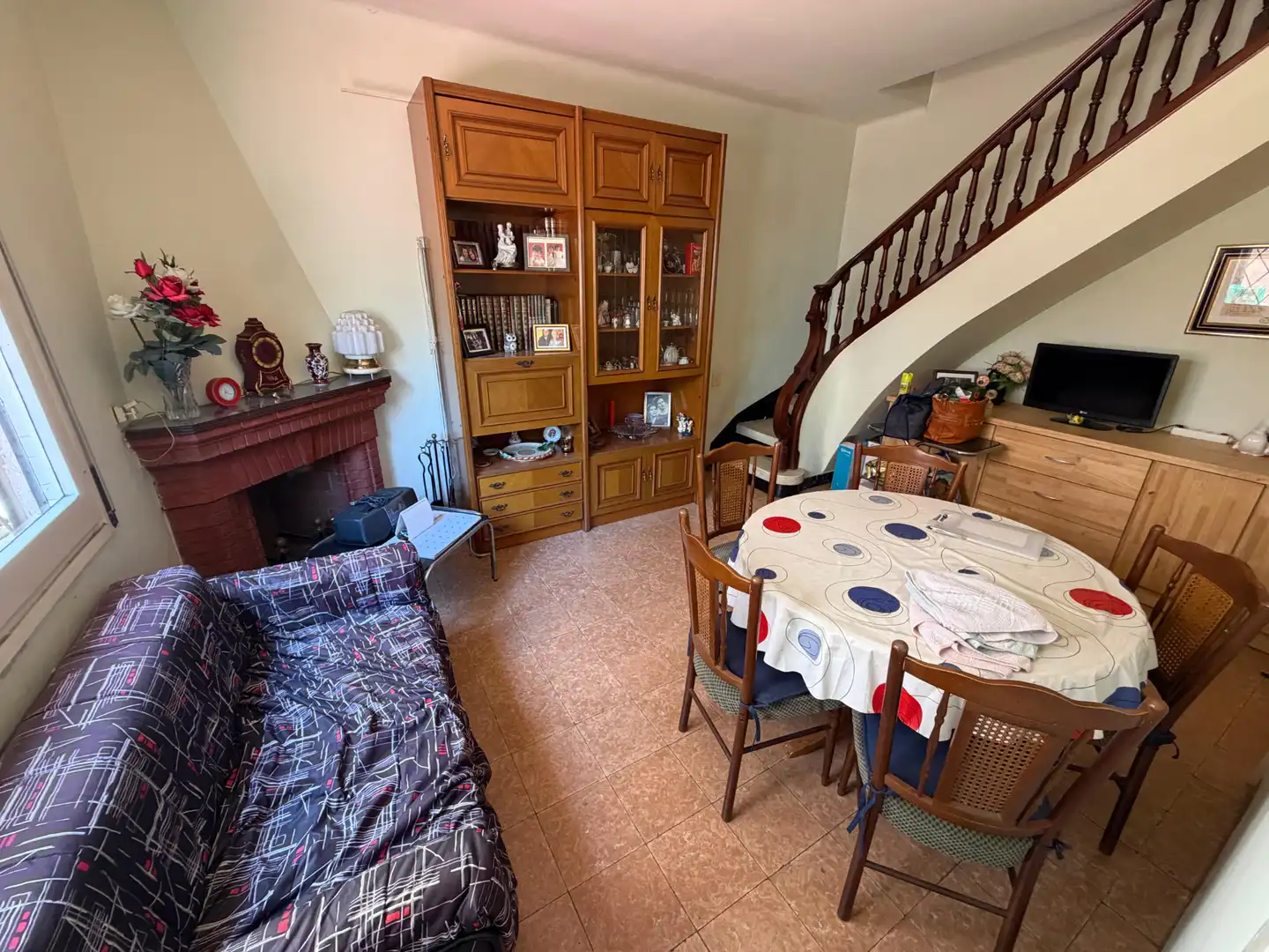 Sala d'estar de Pis en venda en Barcelona amb Aire condicionat i Terrassa