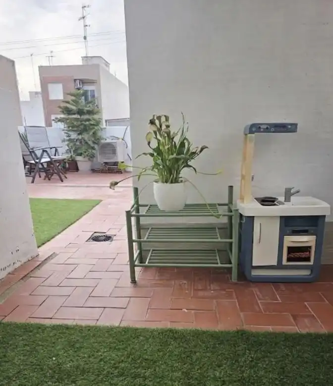 Jardín de Piso en venta en Elche / Elx con Aire acondicionado, Parquet y Terraza