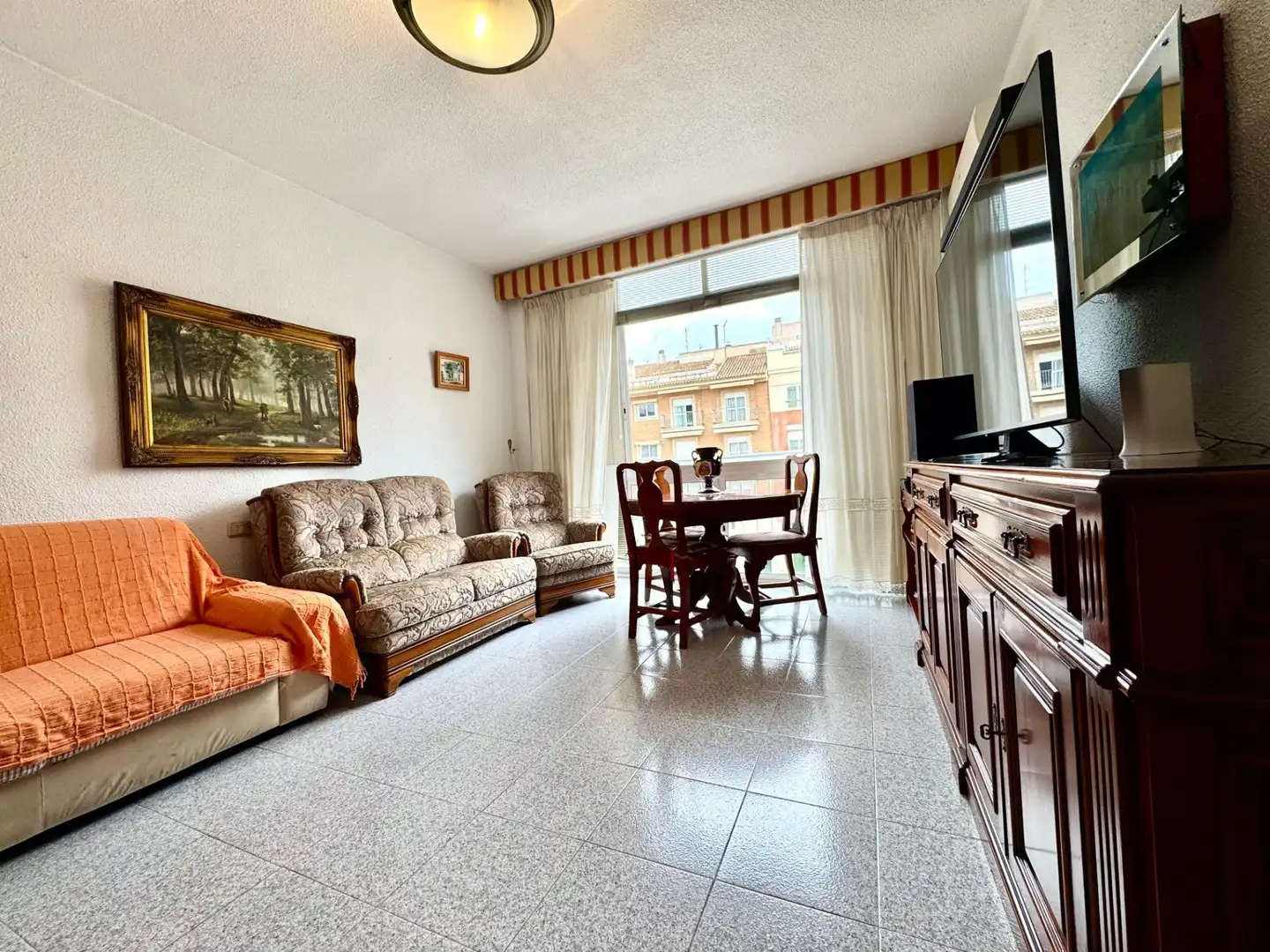 Sala de estar de Piso en venta en Murcia con Aire acondicionado
