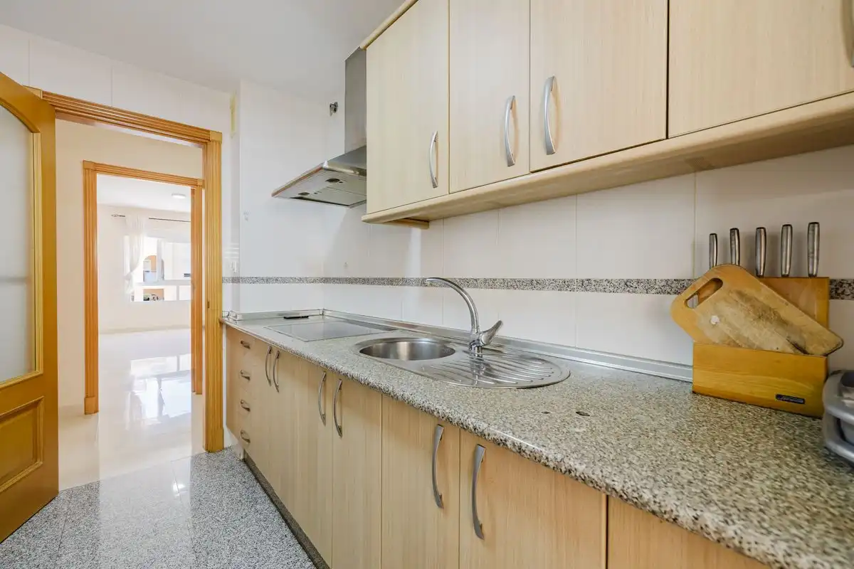 Kitchen of Flat for sale in Nerja  with Air Conditioner, Heating and Storage room