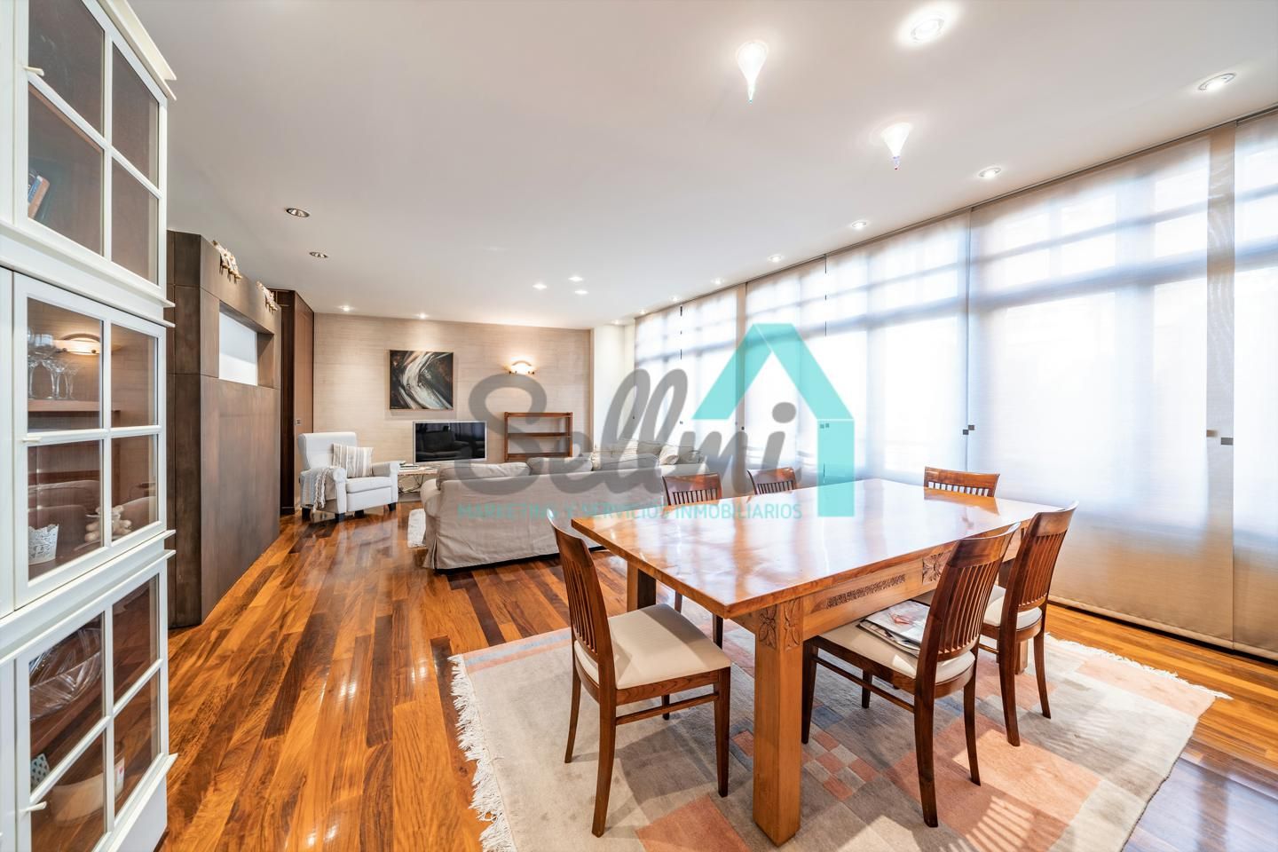 Living room of Duplex for sale in Oviedo   with Heating and Parquet flooring