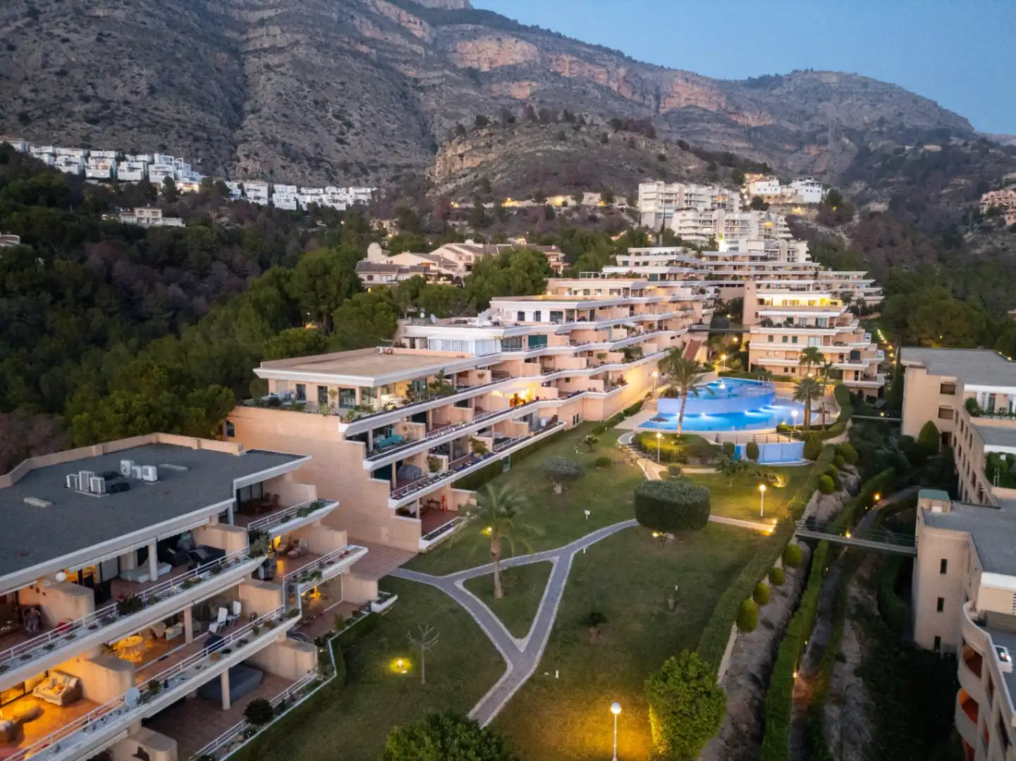 Vista exterior de Apartamento en venta en Altea con Aire acondicionado, Calefacción y Jardín privado