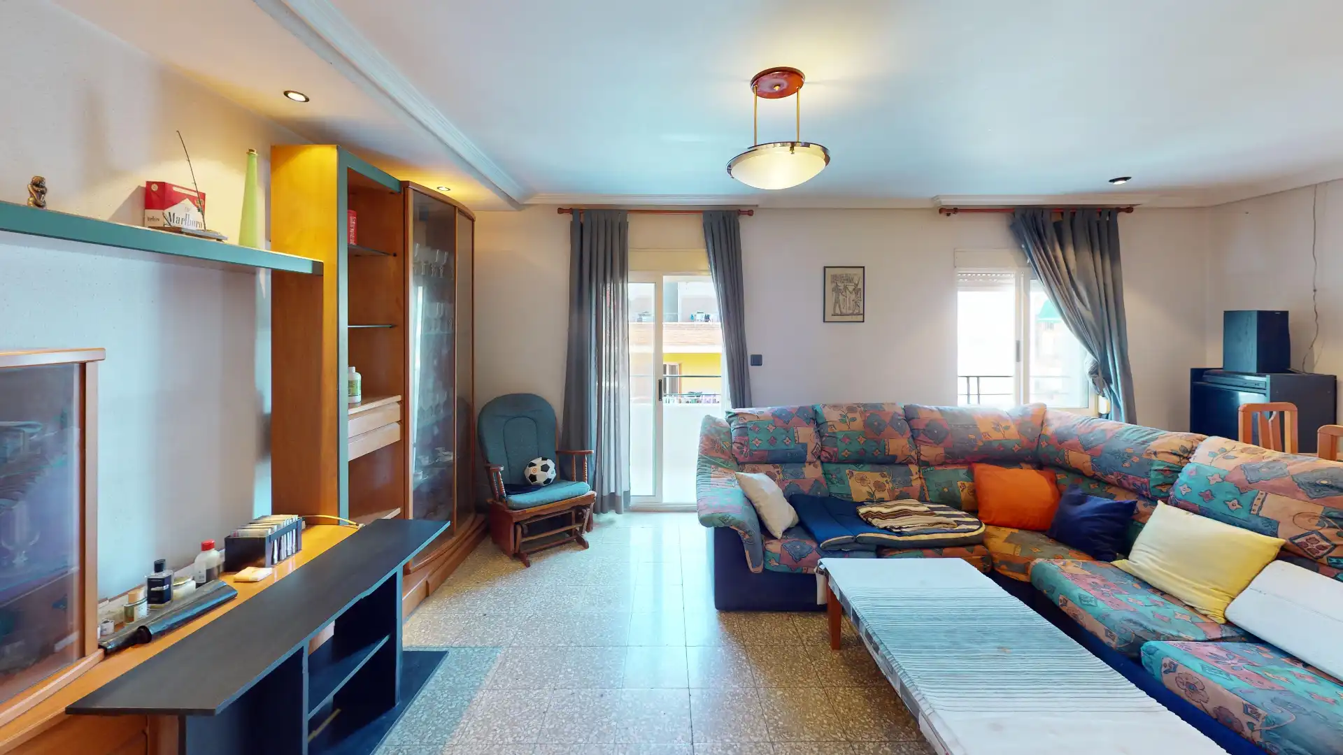 Sala de estar de Piso en venta en Alicante / Alacant con Amueblado