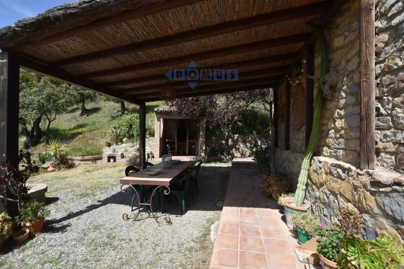 Terraza de Finca rústica en venta en Ronda con Aire acondicionado, Trastero y Piscina