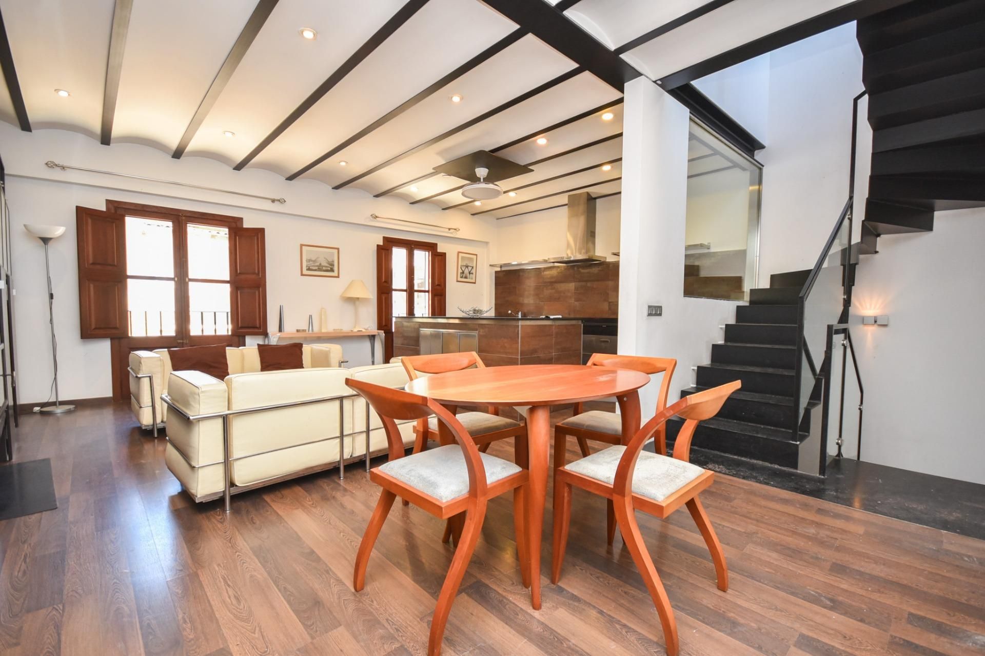 Sala d'estar de Apartament de lloguer en Sa Pobla amb Aire condicionat, Calefacció i Balcó
