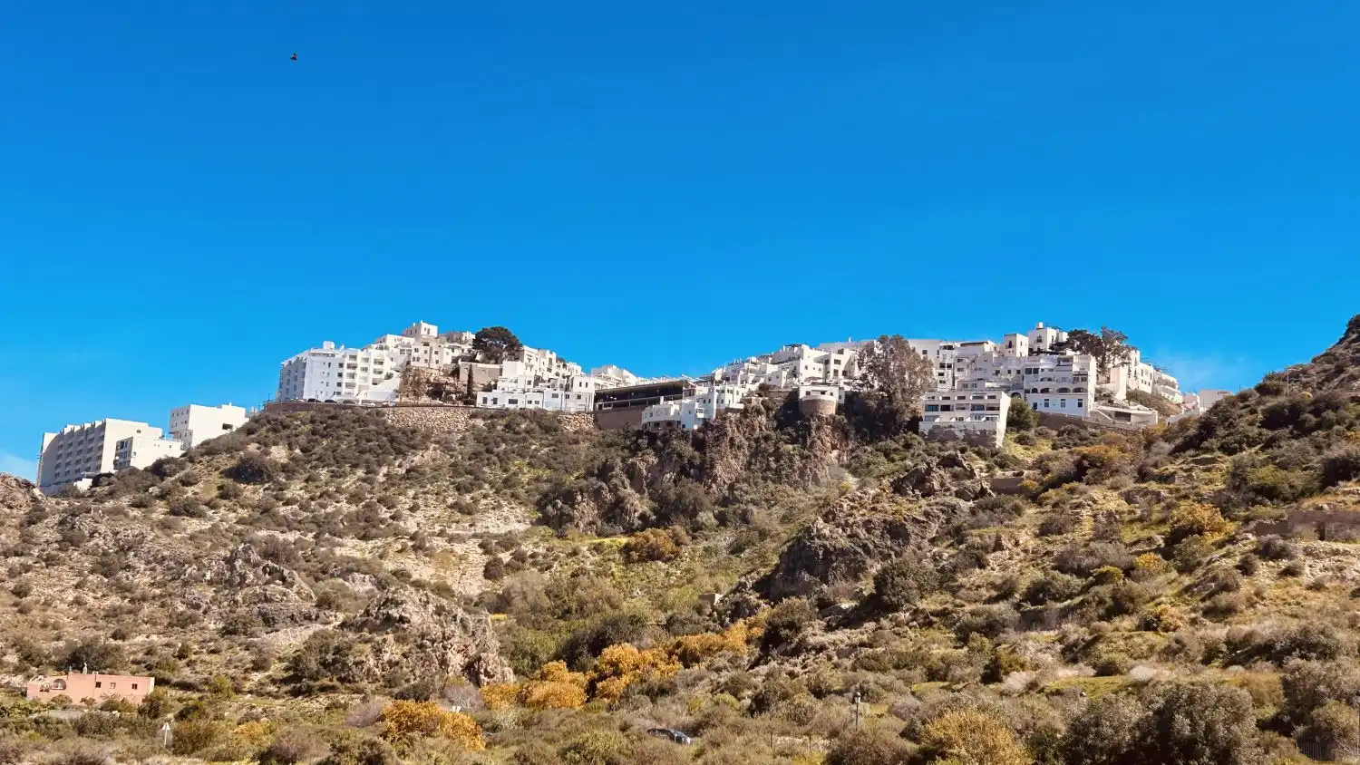 Außenansicht von Wohnungen zum Verkauf in Mojácar mit Klimaanlage und Terrasse