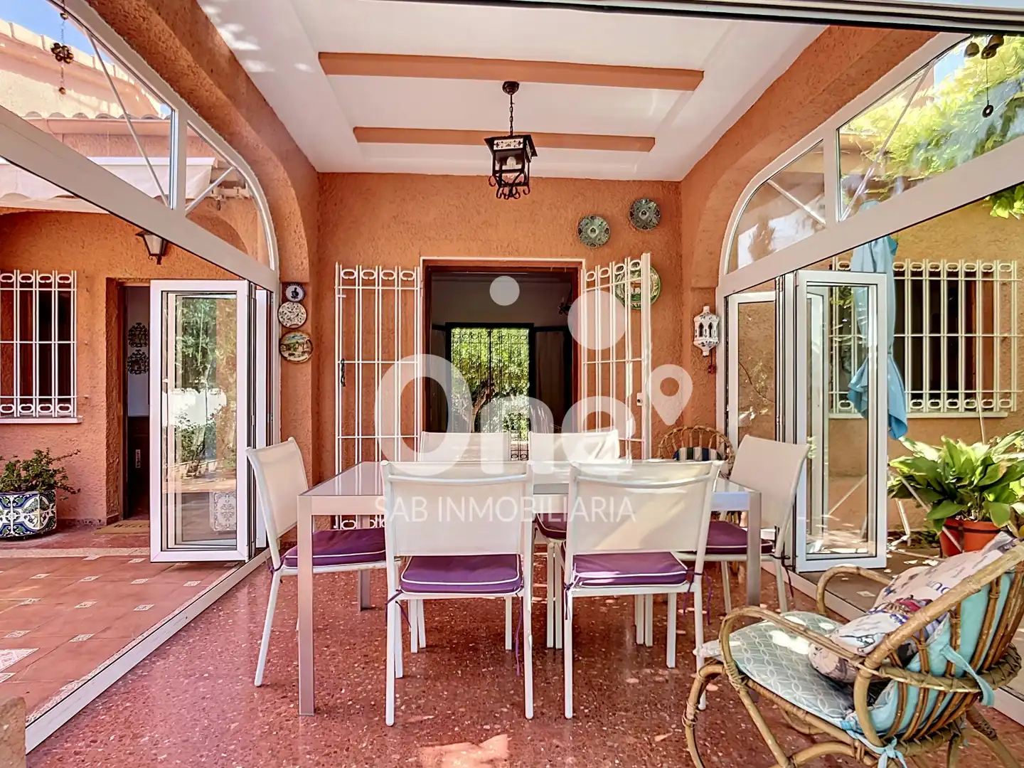 Terrace of Houses for sale in San Antonio de Benagéber  with Air Conditioner, Private garden and Terrace