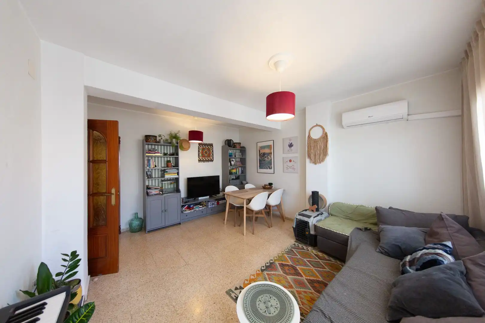 Sala d'estar de Apartament en venda en Alicante / Alacant amb Aire condicionat, Calefacció i Terrassa