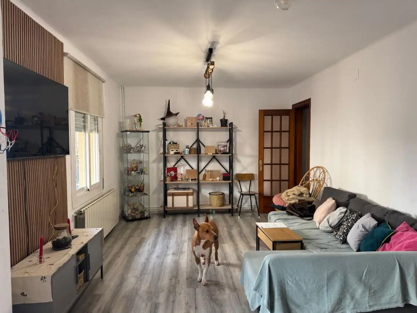 Sala de estar de Dúplex en venta en Les Franqueses del Vallès con Calefacción, Parquet y Terraza
