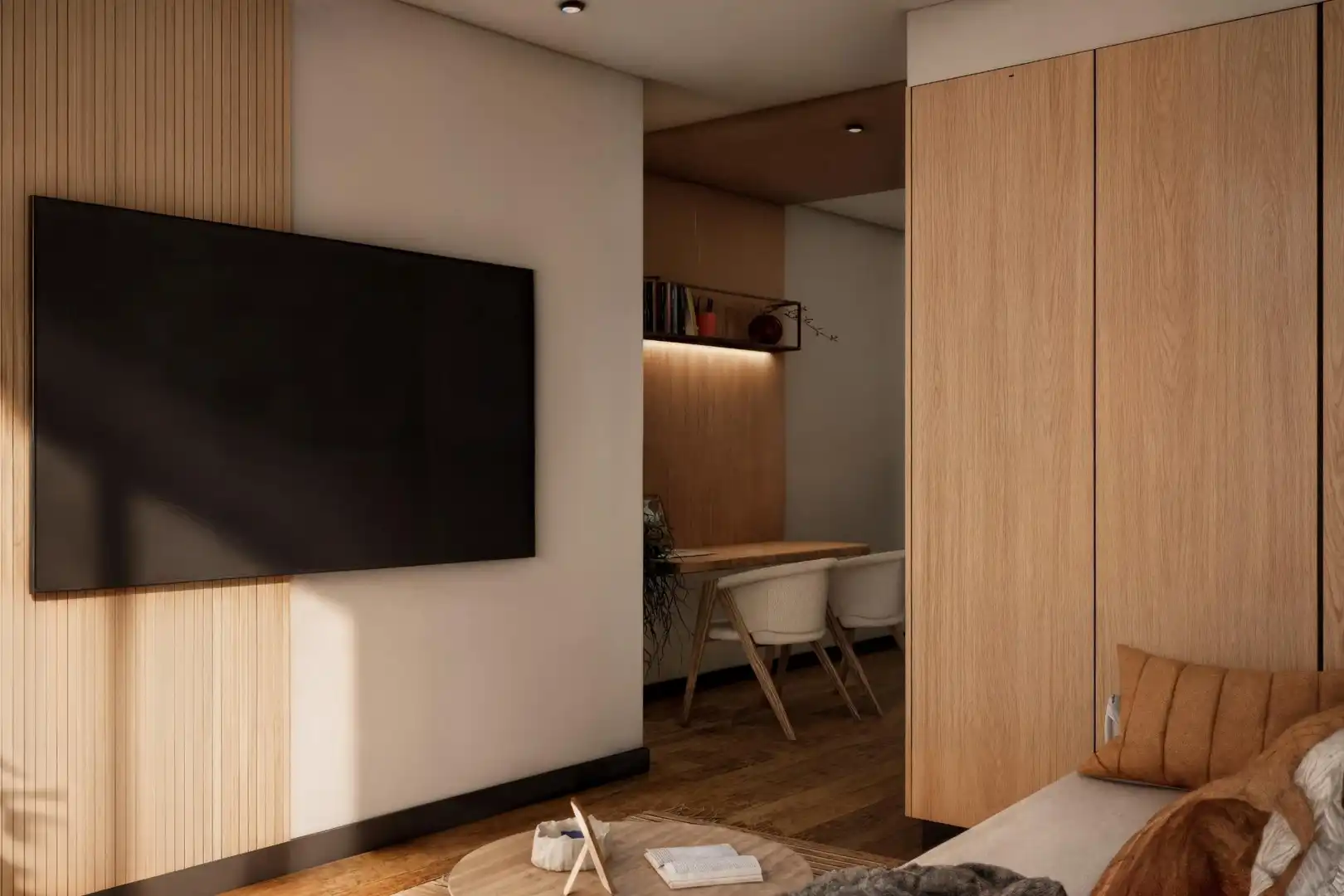 Sala de estar de Piso en venta en Murcia