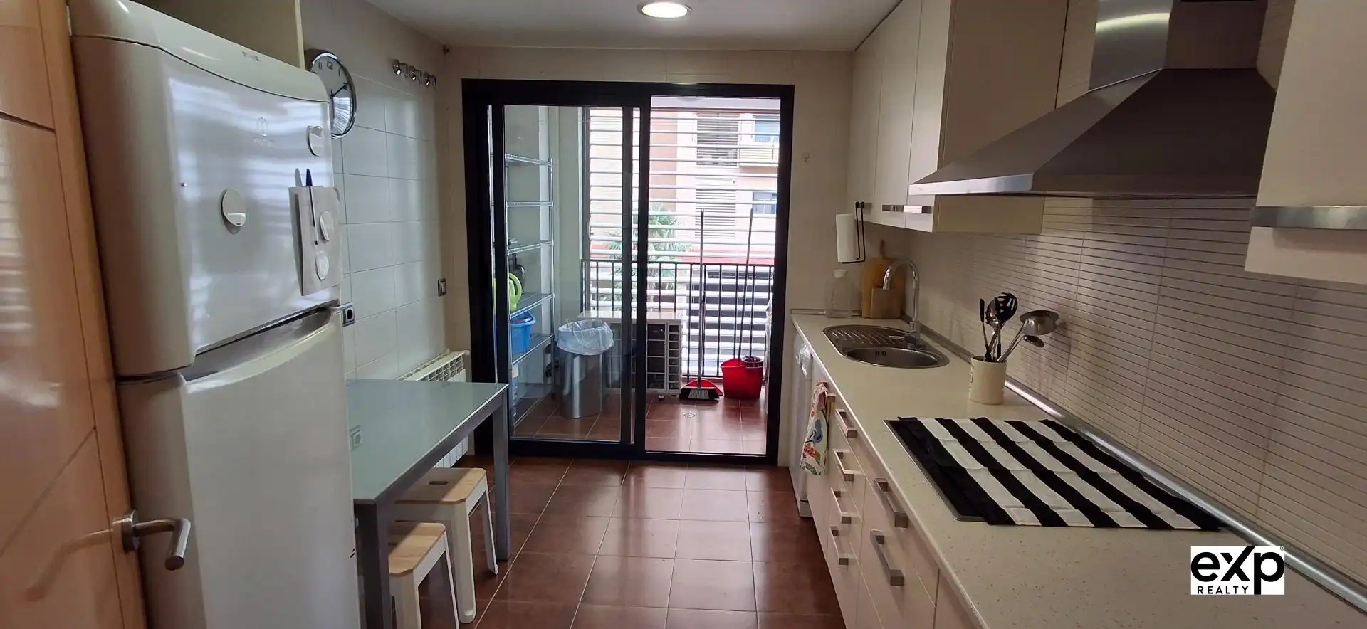 Kitchen of Apartments for rent in Madrid  with Air Conditioner, Heating and Private garden