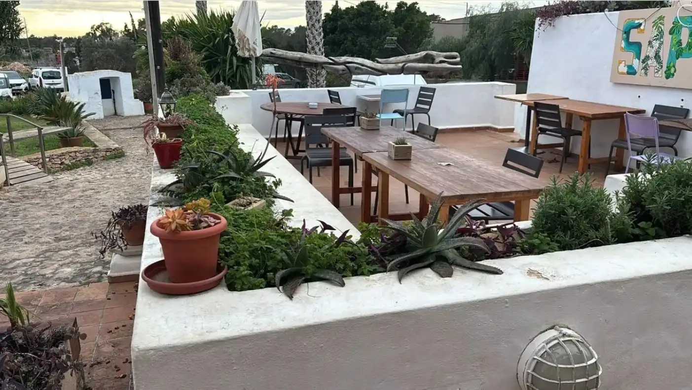 Terrasse von Geschaftsraum zum Verkauf in Formentera mit Heizung