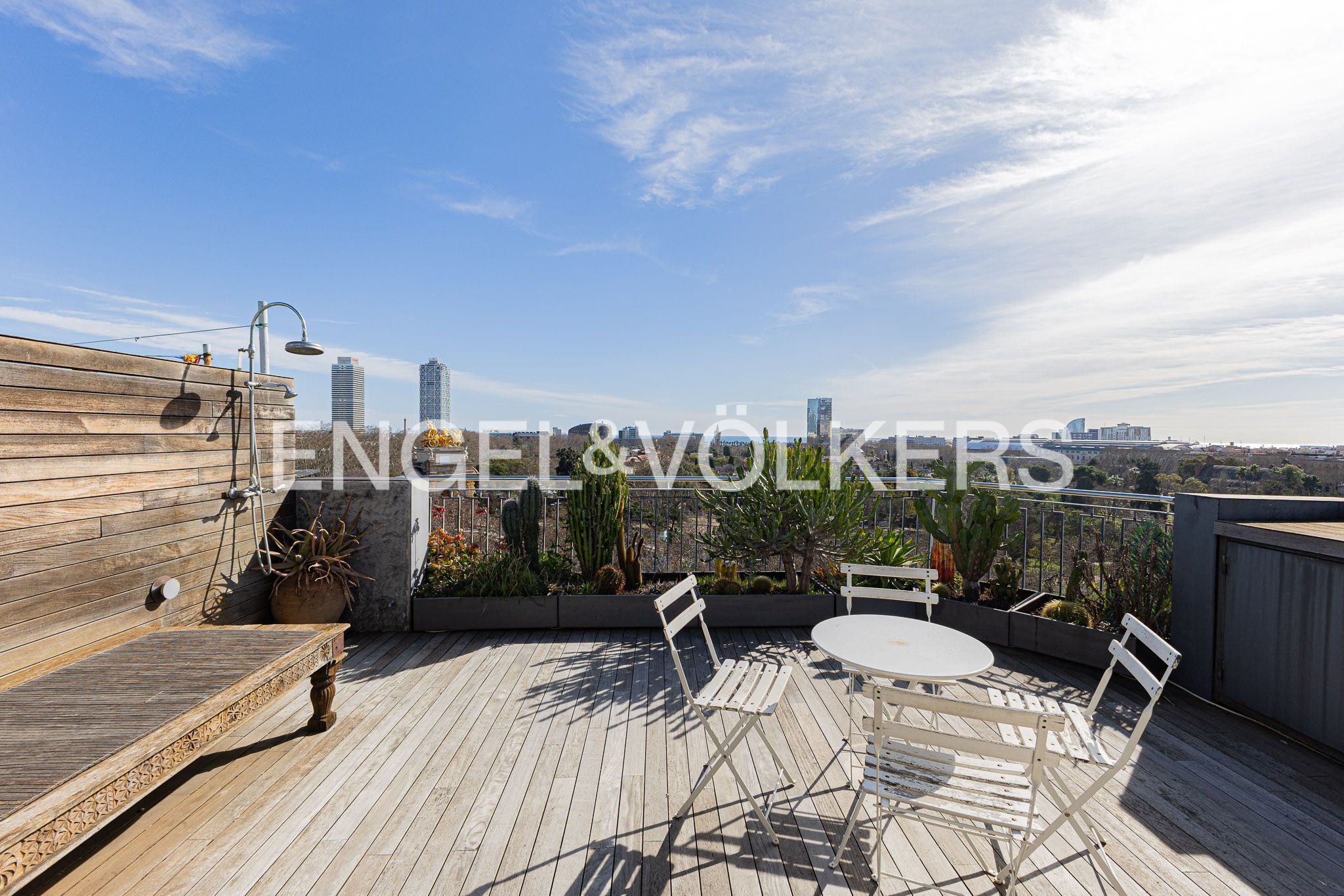 Terrace of Flat for sale in  Barcelona Capital  with Air Conditioner, Heating and Parquet flooring